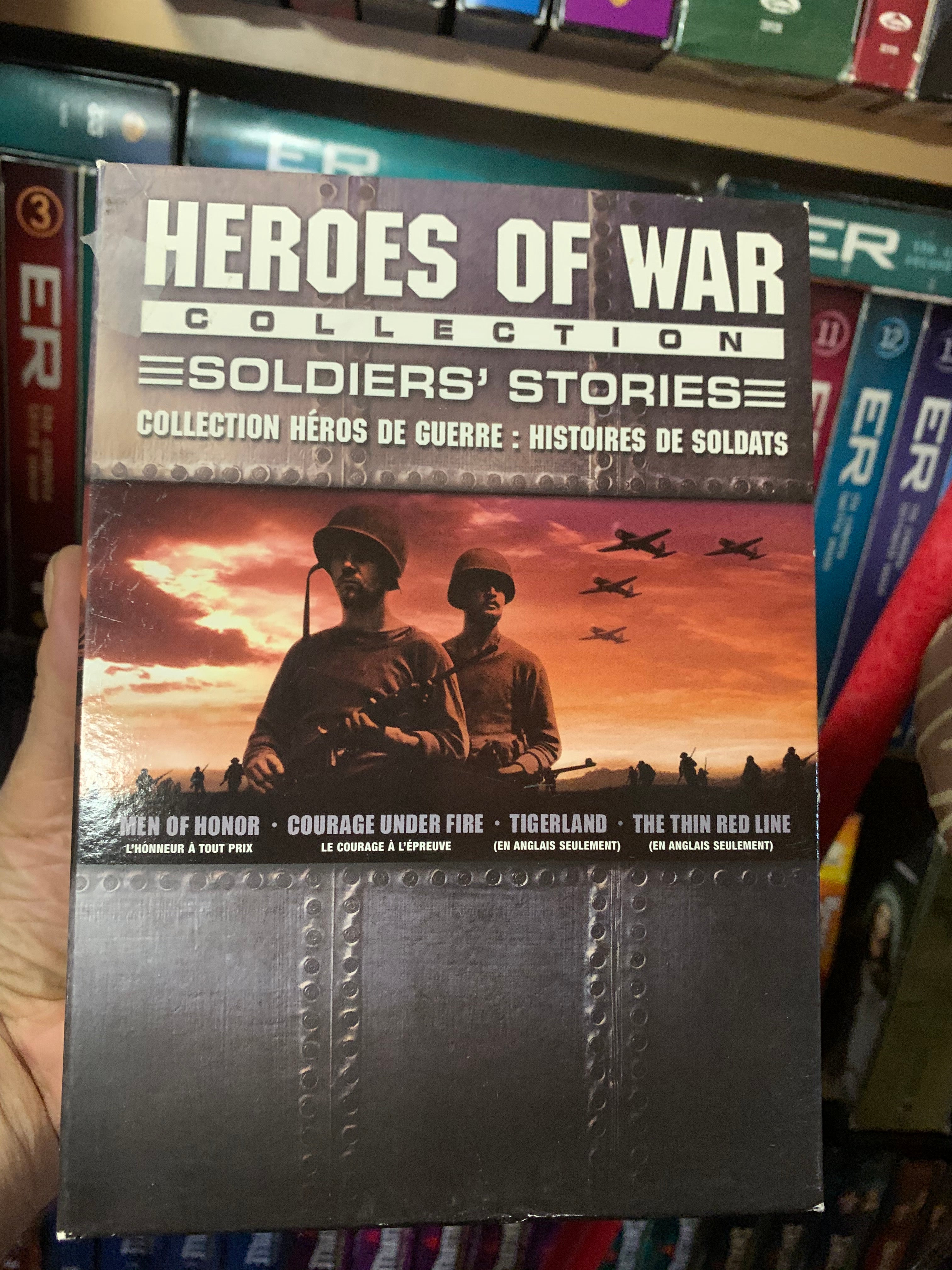 Heroes of War DVD Collection -Soldiers Stories - 4 DVD Set – Retro