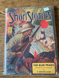 SHORT STORIES PULP JAN 1943 - THE BLUE PEAKS by  H BEDFORD JONES
