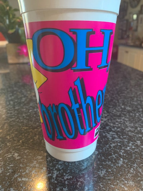 Simpsons "Oh Brother" Plastic Cup Pepsi Cola 1983