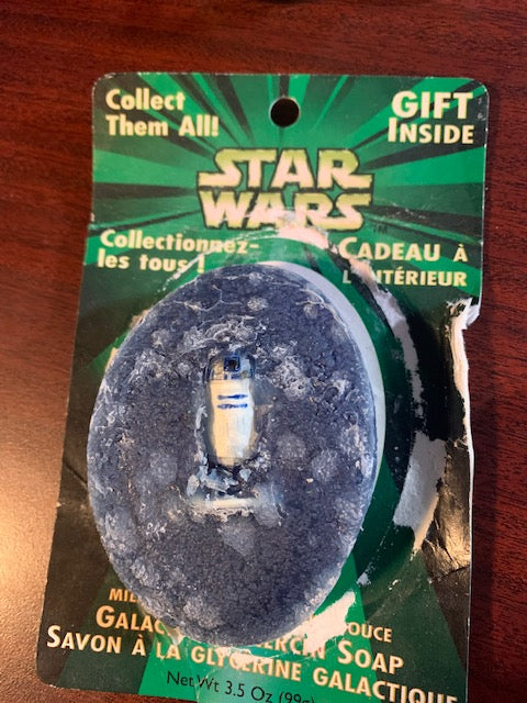 Star Wars Galactic Glycerin Soap 1999 with R2D2 prize inside - SEE CONDITION