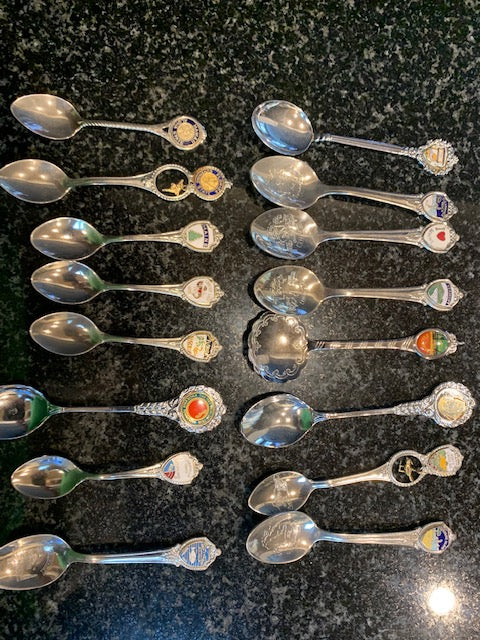 Spoon Collection # 6 -  United States Spoons ( 27 Sold as a lot )