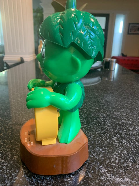Vintage 1985 Green Giant Little Sprout Talking Alarm Clock Works Great! 1985 ~ NEW - Works !