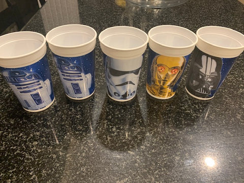 5 Star Wars Episode 1 Taco Bell KFC Pizza Hut 1996 Cups only