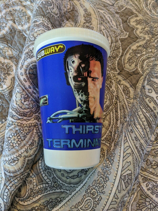Vintage Subway Cup Thirst Terminator T2 cup (see description)