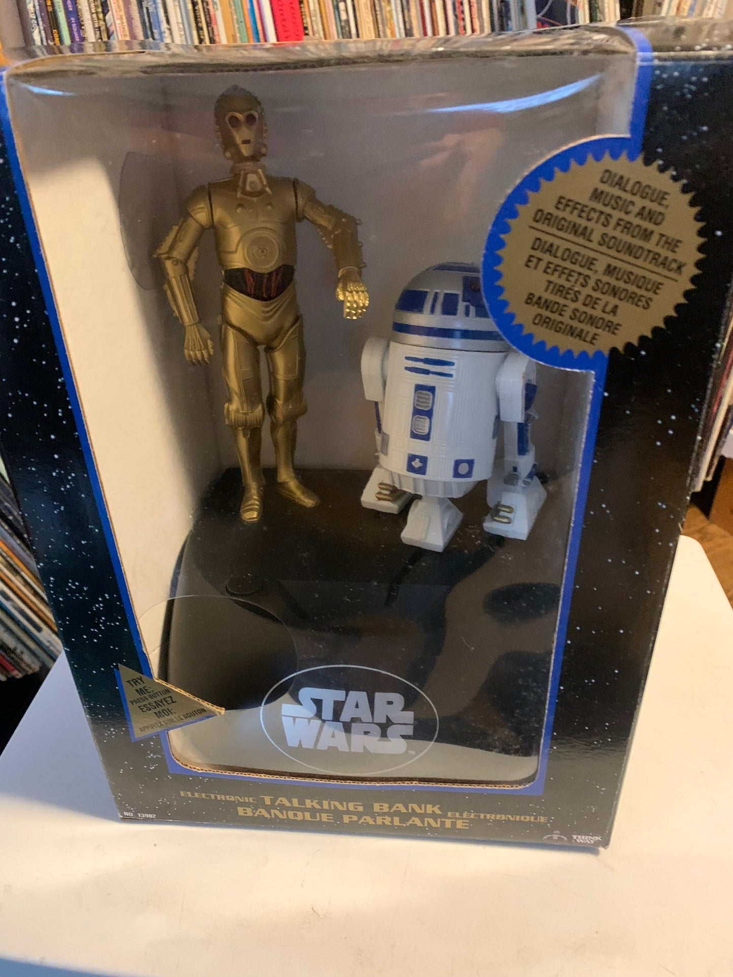 NEW SEALED Star Wars Deluxe Electronic C3PO & R2D2 Talking Bank 1995 Vintage