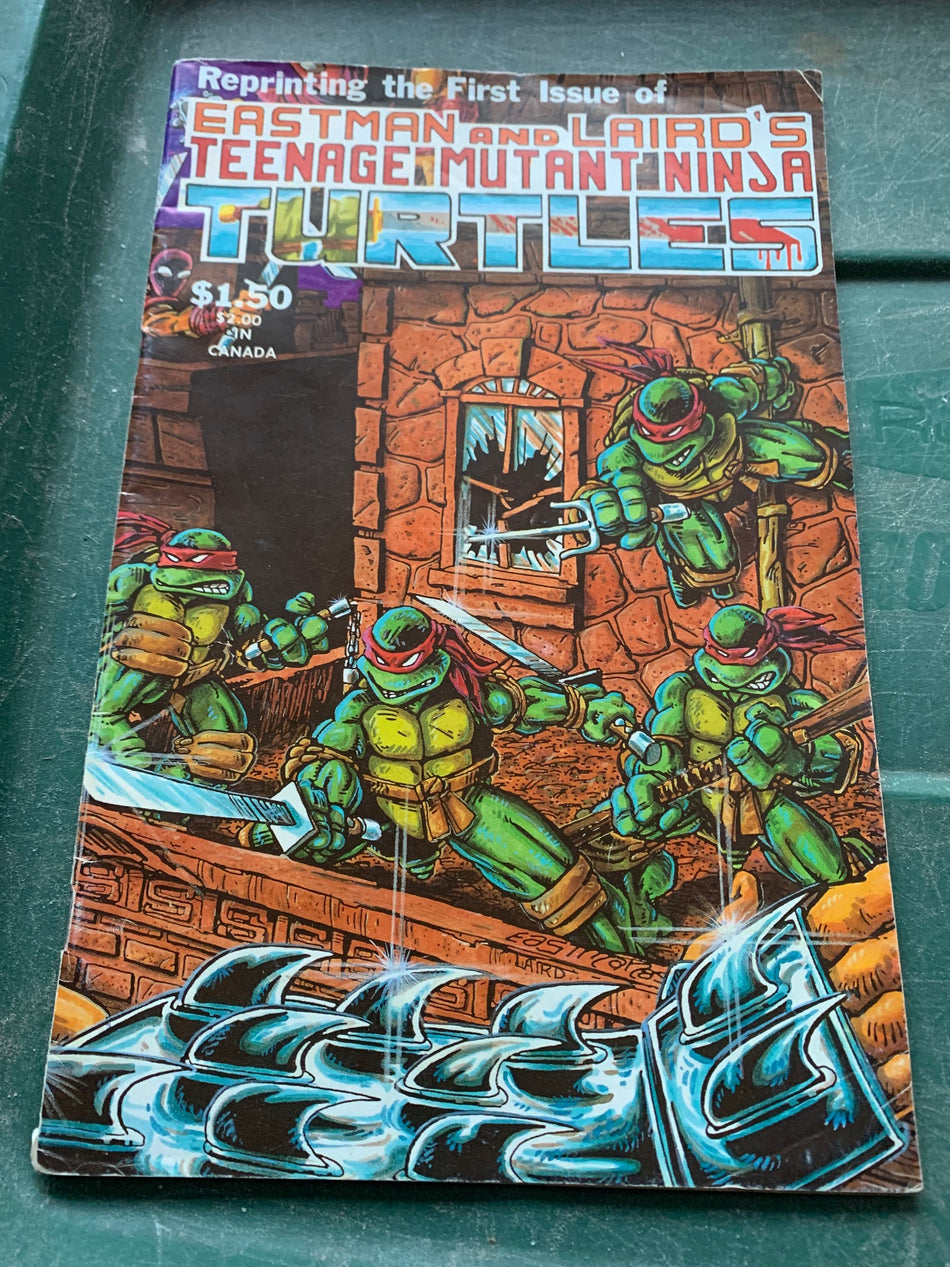 Reprinting the First Issue Eastman and Laird Teenage Mutant Ninja Turtles Comic