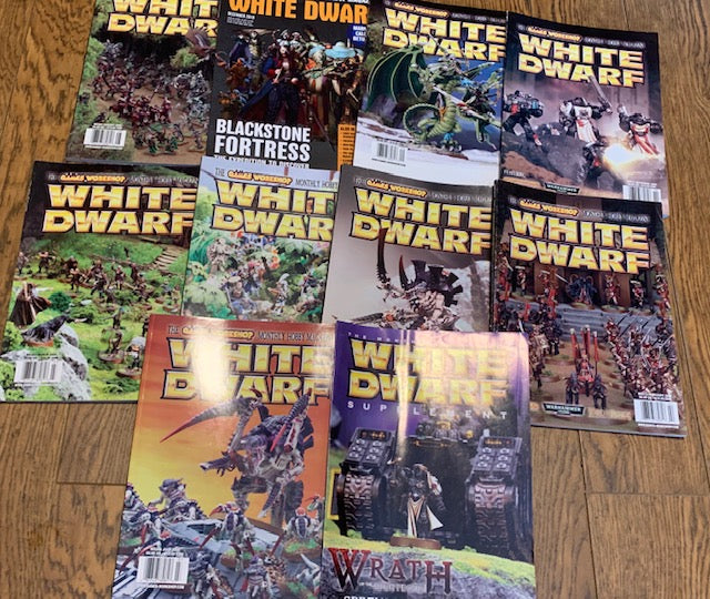 9 - White Dwarf Magazines - Lot sale
