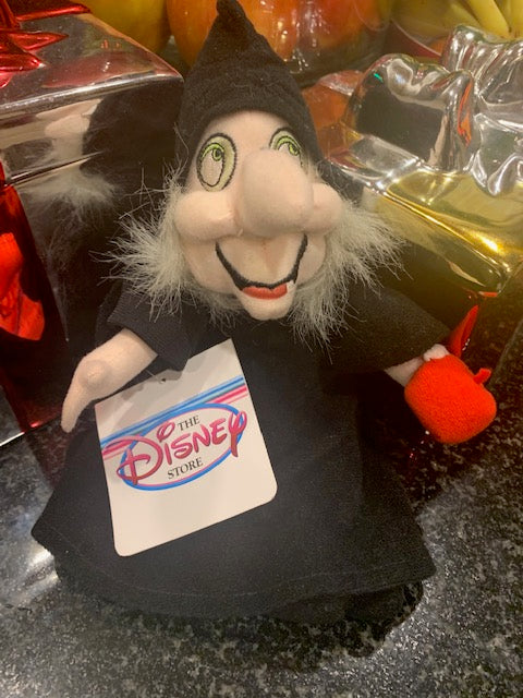 Disney Mini Bean Bag Witch 8" Plush Stuffed Animal w/Tags New