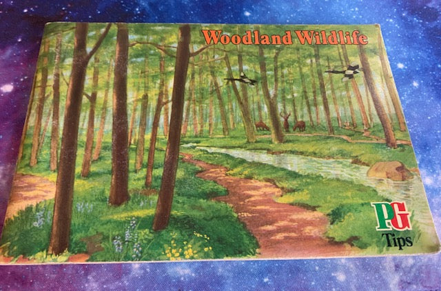WOODLAND WILDLIFE ~ BROOKE BOND PG TIPS TEA ~ 1- 40 CARDS & BOOK 1980
